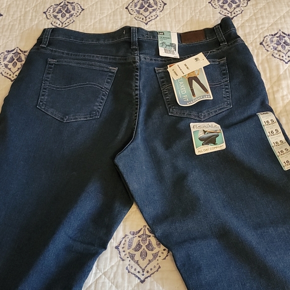 NWT Lee Straight Jeans Sz 16S - Picture 4 of 5